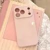 Capa Cor Sólida Coração Bolha Ins Adequada para Celular Apple 17Promax 16Pro Estilo Coreano Aparência de Alta Qualidade 13 Anti-Queda 12