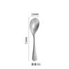Cuchara para Condimentos de Acero Inoxidable 304 Mini Pala Pequeña para Sal Cuchara para Helado Café Cuchara para Postre Cuchara para Condimentos Cuchara para Polvo Medicinal
