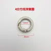 En Stock Kit de Colgante para Lanyard de Teléfono Móvil de 8mm Perla Baquelita Hebilla de Puerta Cuadrada Anilla de Resorte Colgante Accesorios para Joyería DIY