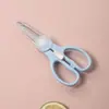 Tijeras Suplementarias para Alimentos Niños Acero Inoxidable Tijeras Pequeñas Verdura Carne Herramientas para Alimentos Bebé Tijeras para Comida de Bebé Portátiles