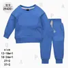 Sudadera de Otoño Nueva de Cuello Redondo Transfronteriza Material Ropa para Bebés y Niños Traje de Dos Piezas Traje Deportivo Casual [Mayoreo]