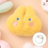 Primavera y verano nuevo broche de conejo felpa lindo animal pequeño caricatura japonés ropa de niñas zapatos colgante de bolso pequeño regalo