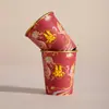 Copo de Casamento Especial Espessado para Banquete de Casamento, Xícara de Chá de Casamento, Copo de Papel Descartável, Copo de Brinde Chinês para Casamento