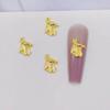 Atacado de Decorações de Unhas de Liga de Diamante Metálico com Novo Design Personalizado Estilo 8 Pirâmide do Faraó Egípcio para Manicure