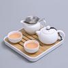 Nuevo Producto Juego de Té Kung Fu Japonés Juego Pequeño para el Hogar Bandeja de Té Seco Simple Habitación de Hotel B&B Juego de Té de Cerámica