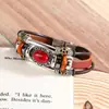 Pulseira Masculina Criativa da Moda Pulseira de Liga de Turquesa Boêmia Design de Nicho Pulseira Retrô