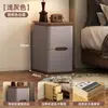 Mesita de Noche de Madera Maciza Ultradelgada para Dormitorio del Hogar Modelo Caliente 2025 Pequeño Minimalista Moderno Gabinete de Almacenamiento sin Instalación