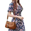 Bolso de Cuero Suave, Bolso para Madre de Mediana Edad, Bolso Bandolera, Bolso Bandolera Versátil y Elegante para Mujer, Bolso Pequeño de un Solo Hombro, Lujo Ligero