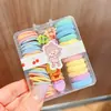 Elásticos Pequenos Amigos do Cabelo de Bebê, Caixa Organizadora de Corda de Cabelo para Meninas, Elásticos Infantis, Mini Presilhas de Cabelo para Meninas, Presilhas de Cabelo Atacado
