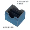 Caja de Almacenamiento de Tarjetas Desmontable con Patrón de Vaquero Doble Funda 100+ Tarjetas Caja para Juegos de Cartas Mtg Caja para Tarjetas de TCG Insertar Horizontal Caja para Tarjetas de Yu-Gi-Oh Tcg