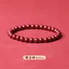 Pulseira de Areia Dourada Roxo Cinábrio Pulseira 108 Contas Contas de Rosário para Homens e Mulheres Baixo Teor Corrente de Suéter Colar Fabricante Atacado