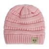 Gorro de bebé otoño e invierno Europa y Estados Unidos nuevo gorro de punto de lana para niños recién nacidos gorra con etiqueta MOK 16 colores