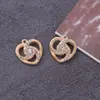 Acessórios de Joias de Micro Diamante Moda Pingente em Formato de Coração Brincos Colar Pulseira Grampo de Cabelo Acessórios de Borla Feitos à Mão para DIY