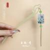 Estilo Antigo Hairpin Placa de Ácido Acético Simples Tassel Andar Diário Cabelo Han Roupas Acessórios Novo Estilo Chinês Roupas Antigas Mulheres Hairpin