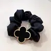 Goma para el pelo de trébol rojo de la suerte para el año de nacimiento, Nueva banda para el pelo de alta elasticidad, Diseño fresco y simple