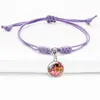 Pulsera tejida casual y a la moda Kpop Hunter Witch Group Pulsera de nudo King Kong Pulsera con colgante ajustable multicolor Mejor Amigo