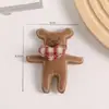 Tela de Dibujos Animados Estilo Coreano Hecho a Mano DIY Oso con Forma de Corazón Accesorios para Cintas de Pelo, Bolsos, Ropa y Accesorios de Decoración para Ropa