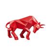 Decoração de vaca de Wall Street de alta qualidade, mascote, moderno, simples, armário de TV, decoração de escritório, artesanato em resina