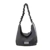 2026 Nuevo Estilo Simple Color Sólido Bolsa Japonesa de Nylon Tipo Bolita Bolsa Cruzada Deportiva Bolso de Hombro Grande de Capacidad para Mujer