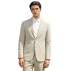 Traje Elástico Transpirable de Nylon Primavera y Verano Chaqueta Fina para Hombre Traje de una Sola Capa de Seda de Leche Protección Solar Traje Casual para Hombre