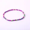 Pulsera de Pulsera de Cuentas de Vidrio Calientes Explosivas Pulsera Boho de Moda Tobillera de Cuentas de Arroz de Colores Venta al por Mayor