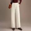 Pantalones Simples de Cachemira con Piernas de Guadaña para Mujer 2026 Otoño/Invierno Nuevos de Cintura Alta Adelgazantes Largos de Moda Versátiles Pantalones Harem