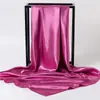 Bufanda Cuadrada Grande Bufanda Monocromática de Primavera y Otoño Bufanda de Satén Bufanda de Estilo Coreano para Mujer Combinable para Todo Bufanda Decorativa de Arte Profesional Bufanda de Estilo Coreano