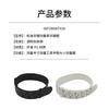 Cinturón medidor de pulsera de plástico Anillo de muñeca estándar de tamaño suave Anillo de tamaño Regla de número Cinturón medidor de circunferencia conveniente