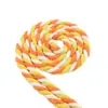Fornecimento Exclusivo Transfronteiriço 10m em Estoque Corda de Algodão Colorida de Três Fios 6mm Corda Torcida para Macramê Corda de Cor Mista para Artesanato DIY