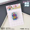 Clip de Plástico Boca Grande Mono Dibujo Animado Clip Acrílico para Manualidades Clip Lindo para Exámenes Clip para Sellar Snacks Carpeta Regalo para Niños
