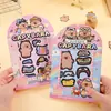 Dolphin Door Serie Eterna Pegatinas Magnéticas para Vestir Sin Cortar Hechas a Mano para Niños Juego Interactivo Padres e Hijos Pegatinas Decorativas