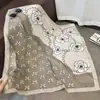 Nuevo Pañuelo Cuadrado Grande de 90 cm, Elegante Pañuelo de Seda Sarga para Mujer, Bufanda Chal de Moda para Primavera y Otoño para Decoración
