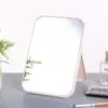 Espelho de maquiagem 3D de plástico de cor sólida, espelho de toucador 3D portátil, espelho pequeno dobrável de alta definição para mesa de dormitório de estudante