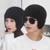 Gorro de punto con orejeras cálidas con forro polar de invierno para hombres y mujeres, para parejas, para ciclismo al aire libre, gorro de lana fría, venta directa de fábrica