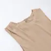 Ins estilo europeo y americano 2026 Otoño Nuevo Vestido Largo de Tirantes Plisado con Abertura de Gama Alta