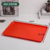 Bandeja de Paja de Trigo Estilo Nórdico Ins Bandeja Rectangular de Plástico para Uso Doméstico Taza para Empanadillas Taza de Té Plato Plato de Frutas