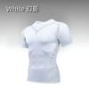 Roupa de Fitness de Alta Elasticidade para Homens, Impressa em Tela, Transfronteiriça, Sci-Fi, Justa, de Secagem Rápida, para Basquete, Corrida, Manga Longa e Curta, com Estampa