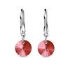 Elegantes Tacones Altos y Pendientes Están Hechos de Cristales Swarovski de Doce Colores para Mujer, Simples y Versátiles