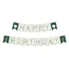 Decoraciones para la primera fiesta de cumpleaños del bebé: banner temático deportivo, artículos para fiestas infantiles, banners de fútbol y baloncesto, y accesorios para sesiones de fotos de 100 días y mes completo