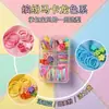 Elásticos de Cabelo Infantis Que Não Danificam o Cabelo, Tamanho Pequeno, Alta Elasticidade, Duráveis, Faixas de Cabelo Coloridas, Presilhas de Cabelo, Cordões de Cabelo para Meninas, Acessórios de Cabelo para Meninas