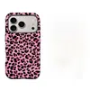 Venta Caliente Europea y Americana Clásico Estampado de Leopardo iPhone 17 Funda de Teléfono Sexy Doble Capa a Prueba de Caídas Apple 16 Estilo de Niña Funda Protectora