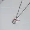 Collar con Cierre de Herradura, Colgante Náutico, Cierre de Figura de Ocho, Incrustado de Diamantes, Mini, Grande, Mediano, Pequeño, Cadena para Clavícula