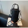 Bolsa Pequena Simples Transfronteiriça Moda Feminina Casual Portátil Bolsa Transversal 2025 Nova Bolsa Balde Versátil Pequena e Requintada