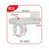 Dinghui Aplicable Universal Clip de Manija de Puerta de Consola Central de Coche Varilla de Soporte de Cerradura de Puerta Posicionador Hebilla de Pin de Tubería de Aceite