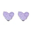 Estilo Óleo Acero Inoxidable 304 Goteo de Aceite Corazón Manchado Multicolor Colgante Colgante Simple Materiales para Joyería DIY Accesorios