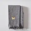 Leggings Infantiles de Primavera y Otoño Estilo Coreano Calcetines Lindos de Dibujos Animados con Lazo de Lámina Dorada para Niñas Mayores Pantalones de Nueve Puntos