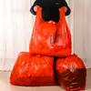 Sacos Plásticos Vermelhos Espessos Atacado Sacolas Sacola de Compras Plástico Sacos para Embalagem de Roupas para Mudança Sacos de Lixo de Mão