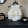 26 Macacão de Malha de Verão Novo Estilo Roupas Finas para Bebê Versão Coreana de Verão Roupa de Uma Peça Classe A para Bebê