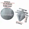 Aplicável a Peugeot 307 Citroen Painel da Porta Acabamento Interno Fixador Tira Anti-Risco Protetor Clipe 68241251Aa