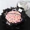 Flor Eterna Flor de Jabón Ramo de Rosas Producto Terminado Flor de Ciruelo Artificial Cubo de Abrazo Qixi Cumpleaños Día de San Valentín Regalo